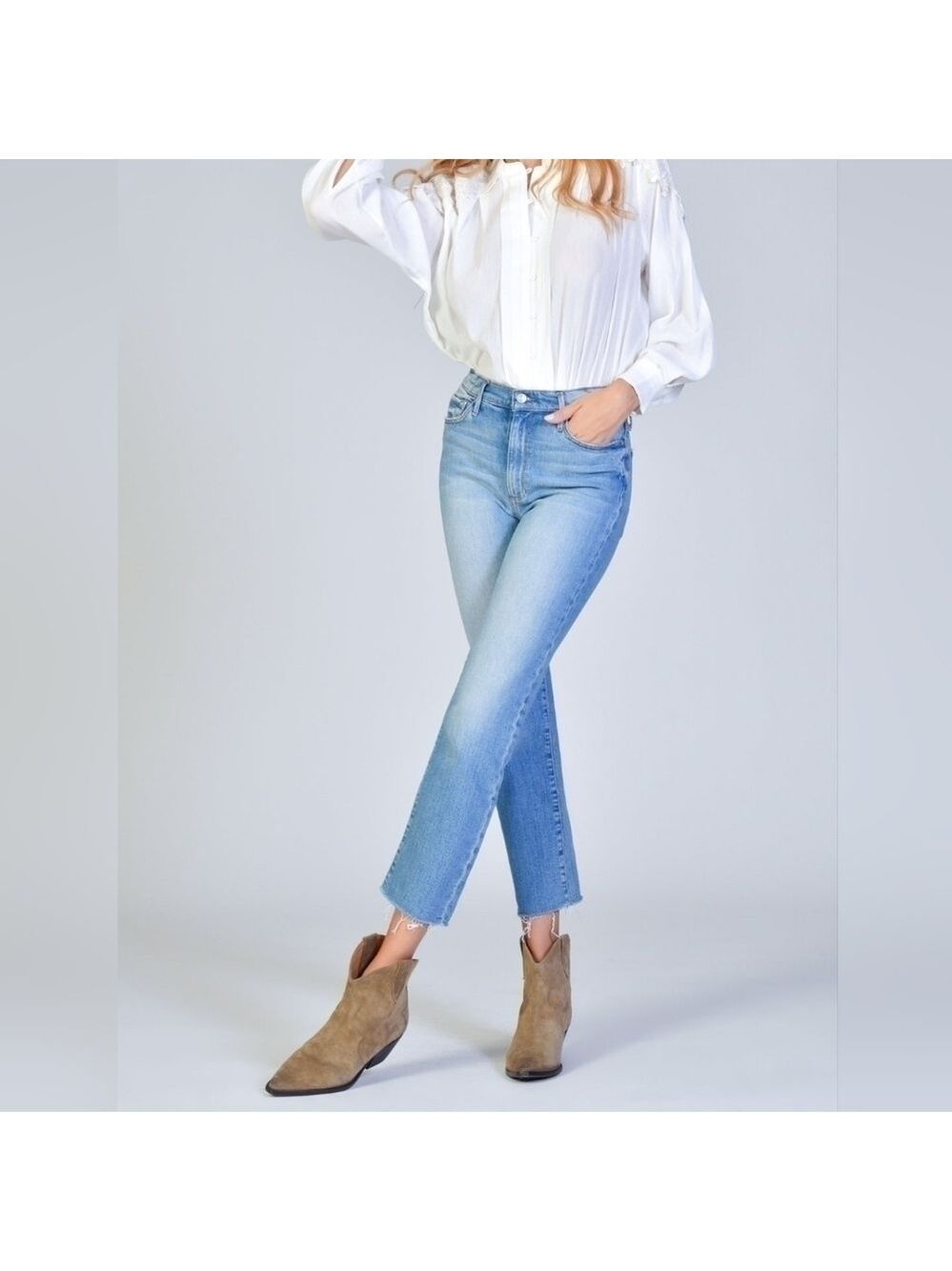 Black Orchid "Brooke" High Waisted Straight Crop